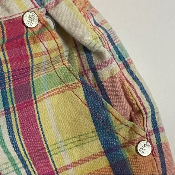 Disney High School Musical Girls Multicolor Striped Shorts with Belt Size 10 - Picture 3 of 11